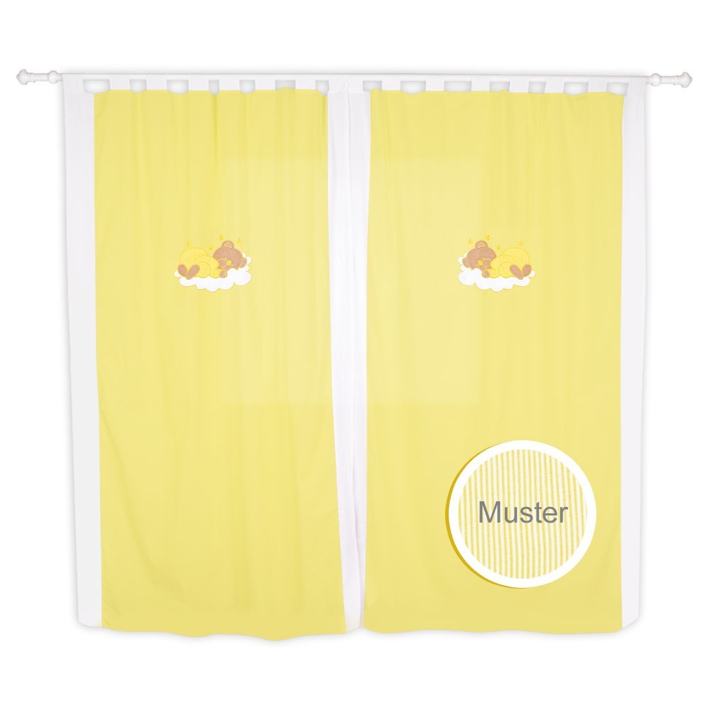 Babyzimmer kinderzimmer gardinen vorhänge schals 140cm x 230cm ... Vorhänge kinderzimmer in beige