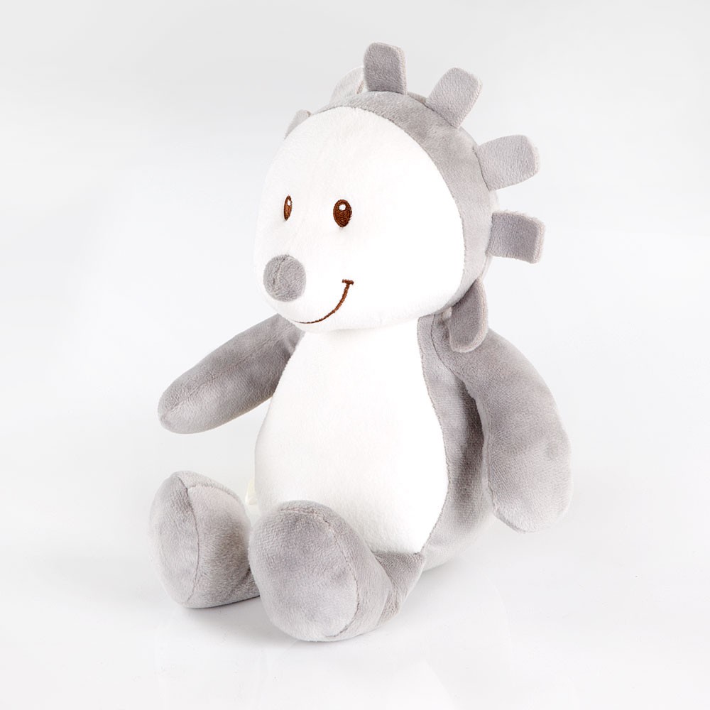 Spieluhr Igel Grau Weiss
